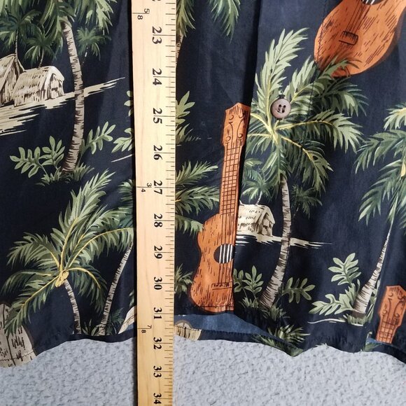 Hawaiian Silk Company Shirt Adult XL Button Up Travel Vacay Resort Tropical Mens - Picture 6 of 7